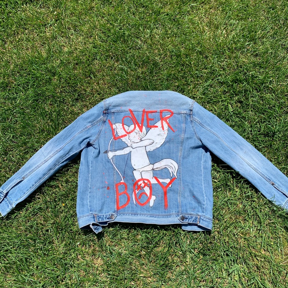 Custom Lover boy Denim jacket